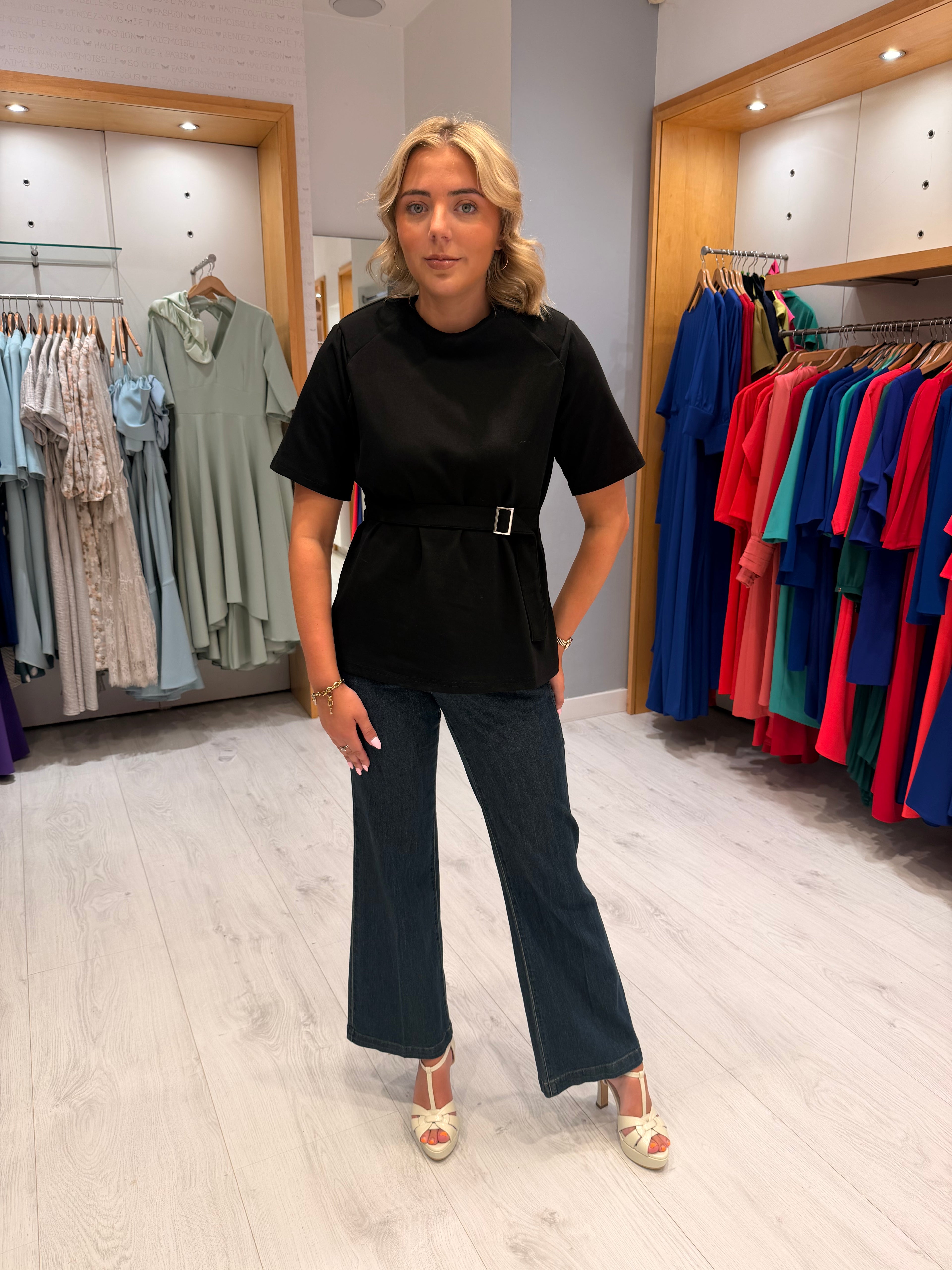 My Essential Wardrobe Black T-Shirt