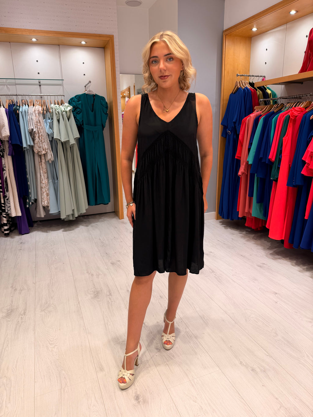 Soaked Black Boho Dress