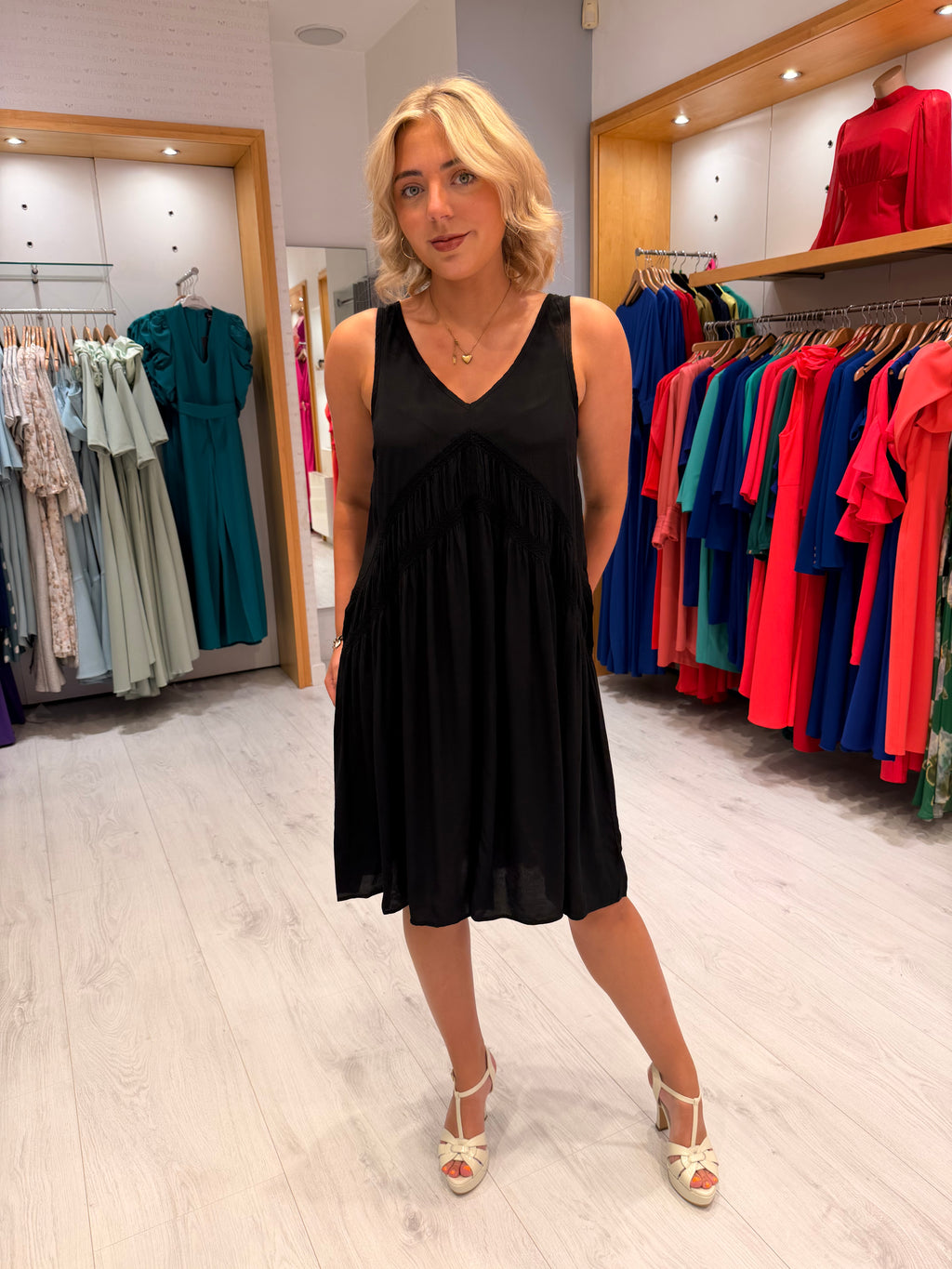 Soaked Black Boho Dress