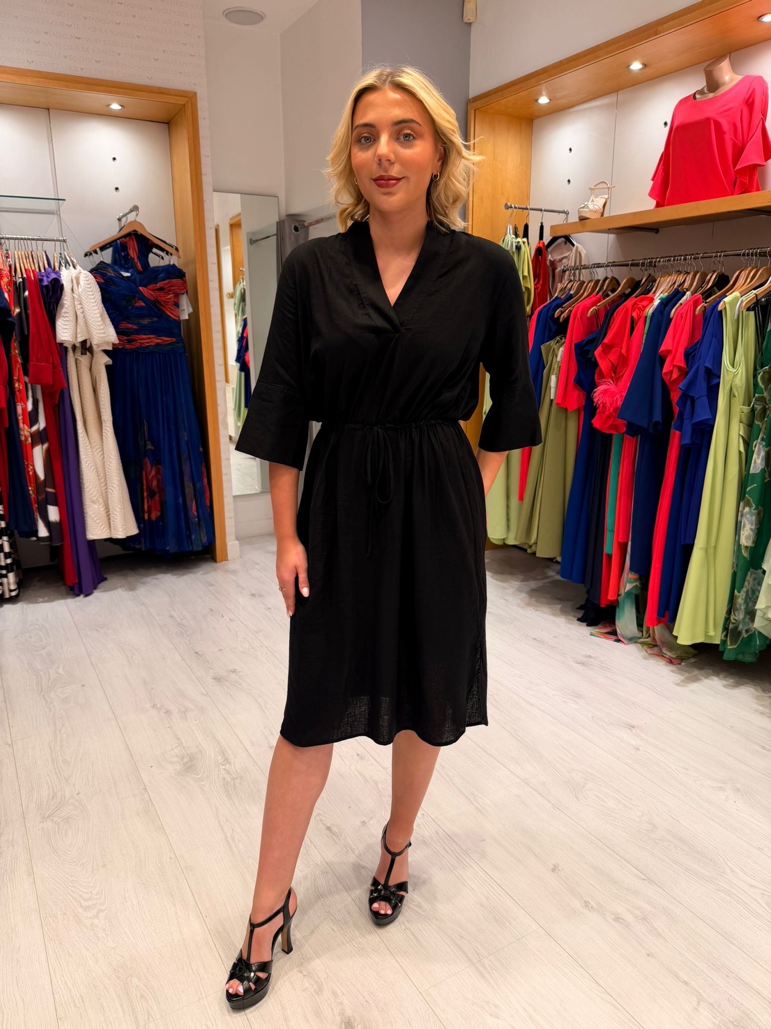 Soaked Black Dress