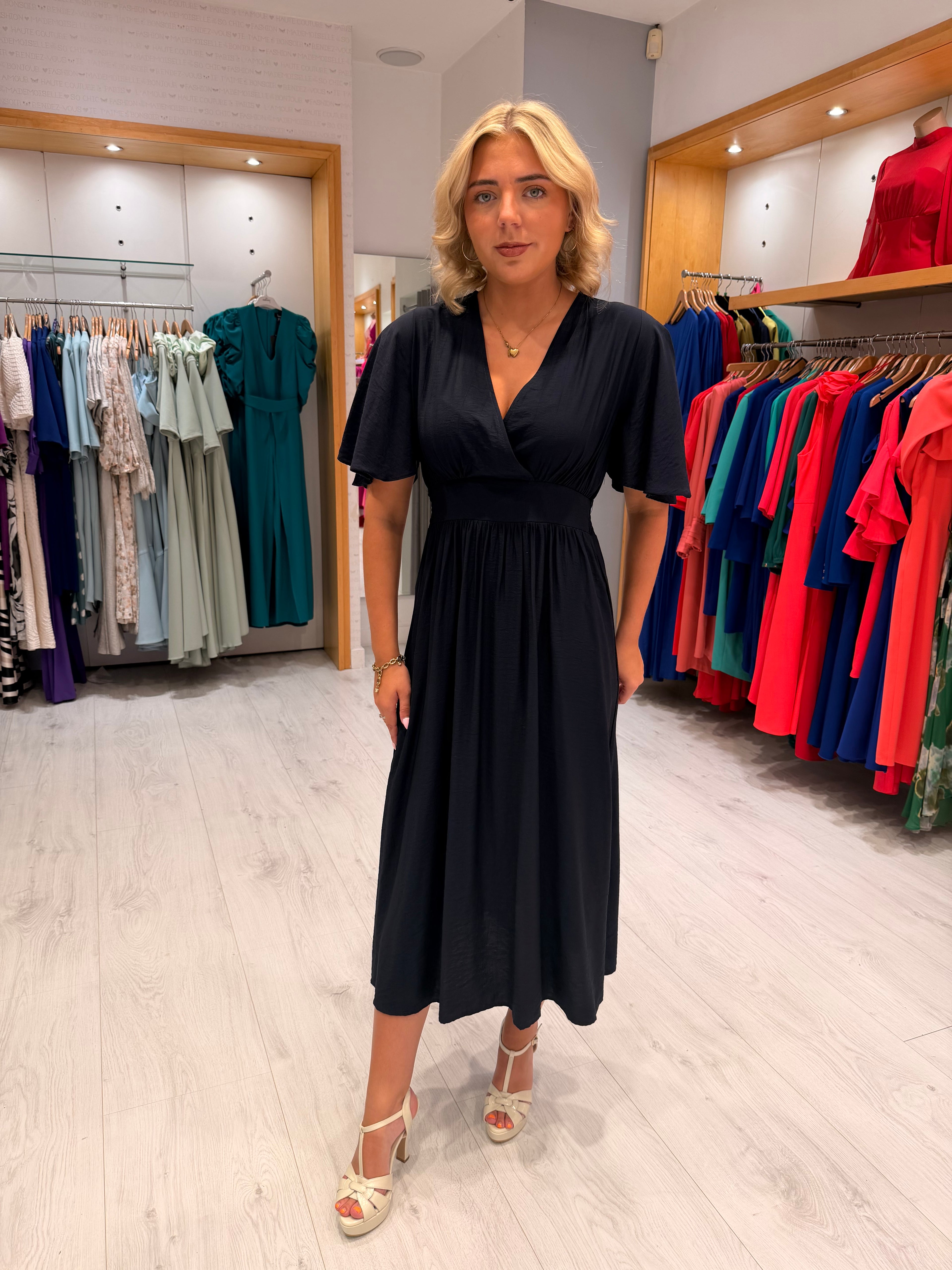 Kaffe Midnight Midi Dress