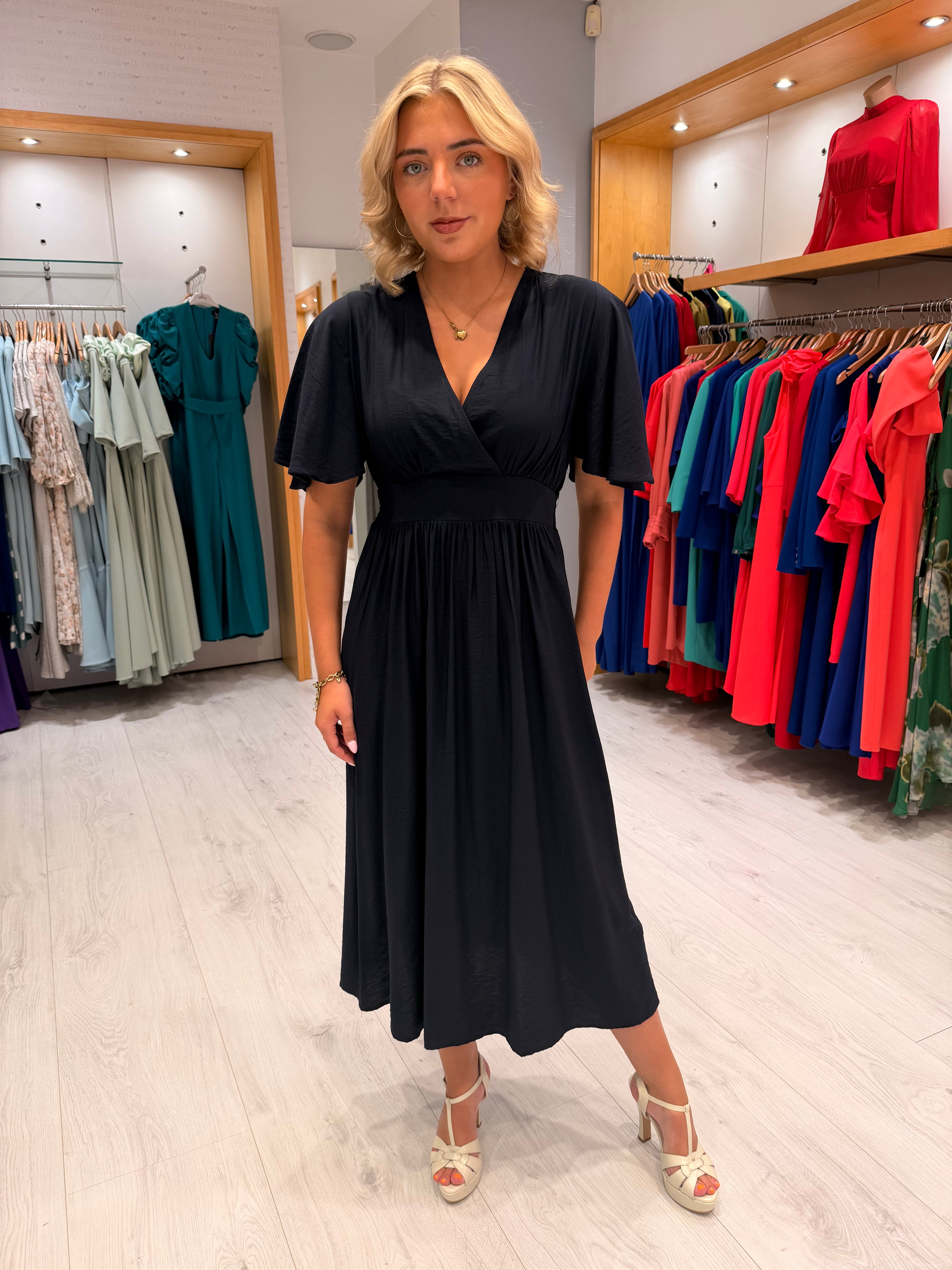 Kaffe Midnight Midi Dress