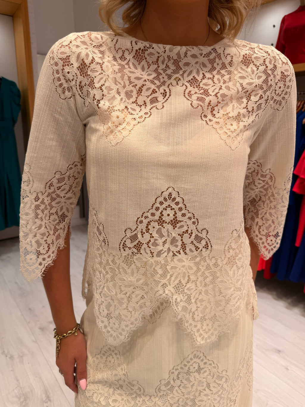 Soaked Lace Top