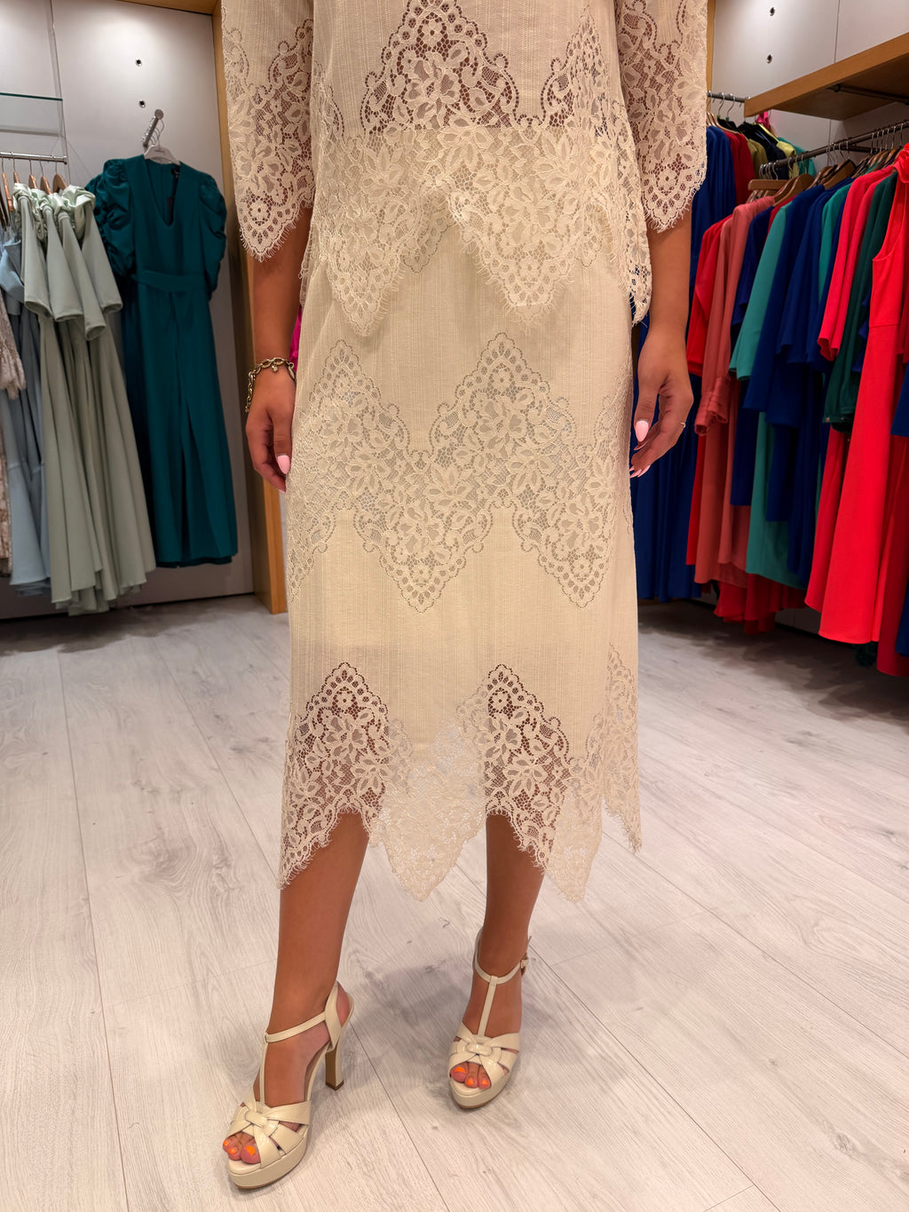 Soaked Lace Skirt