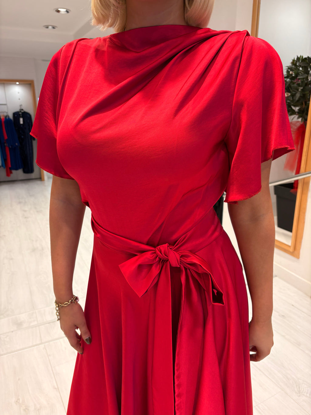 Kevan Jon Red Denever Dress