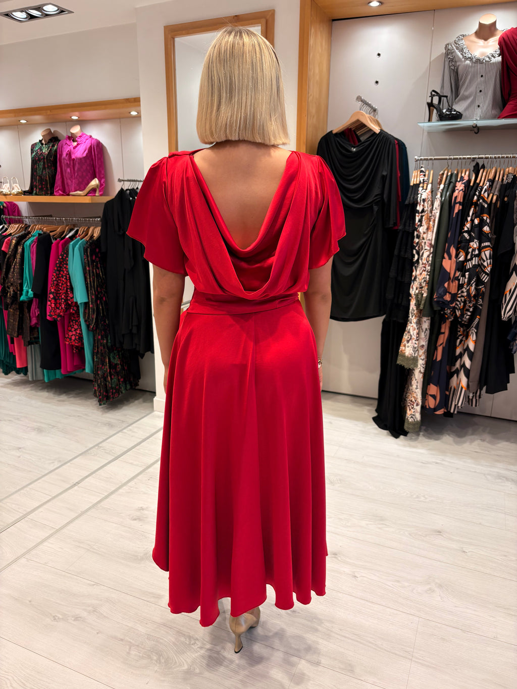 Kevan Jon Red Denever Dress