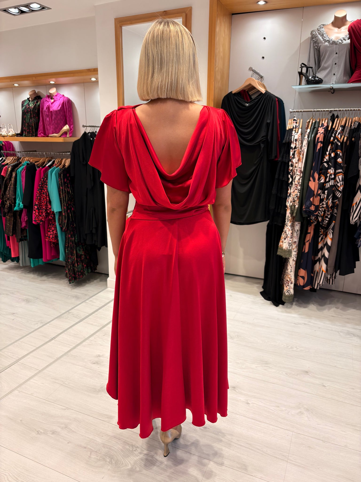 Kevan Jon Red Denever Dress