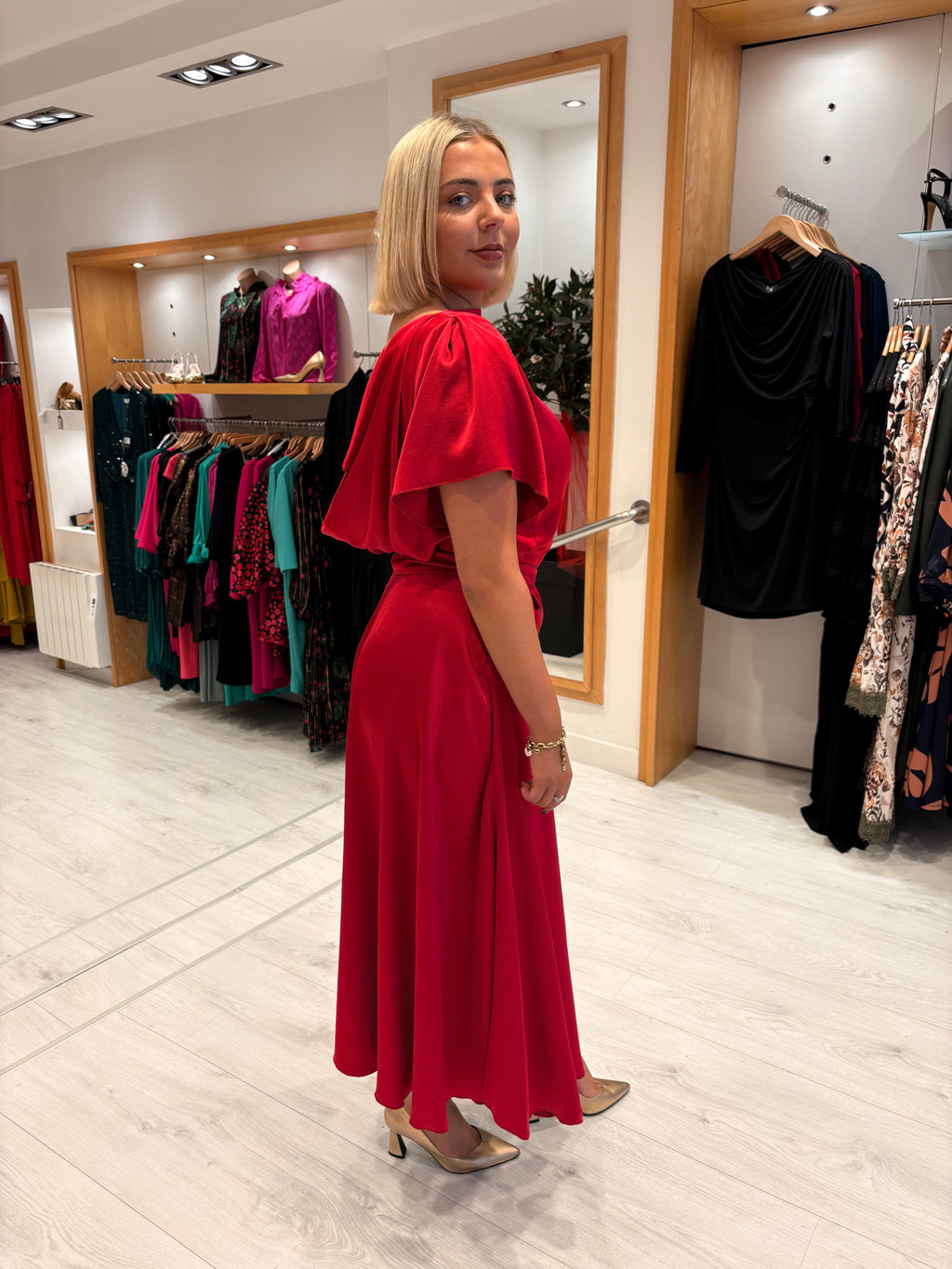 Kevan Jon Red Denever Dress