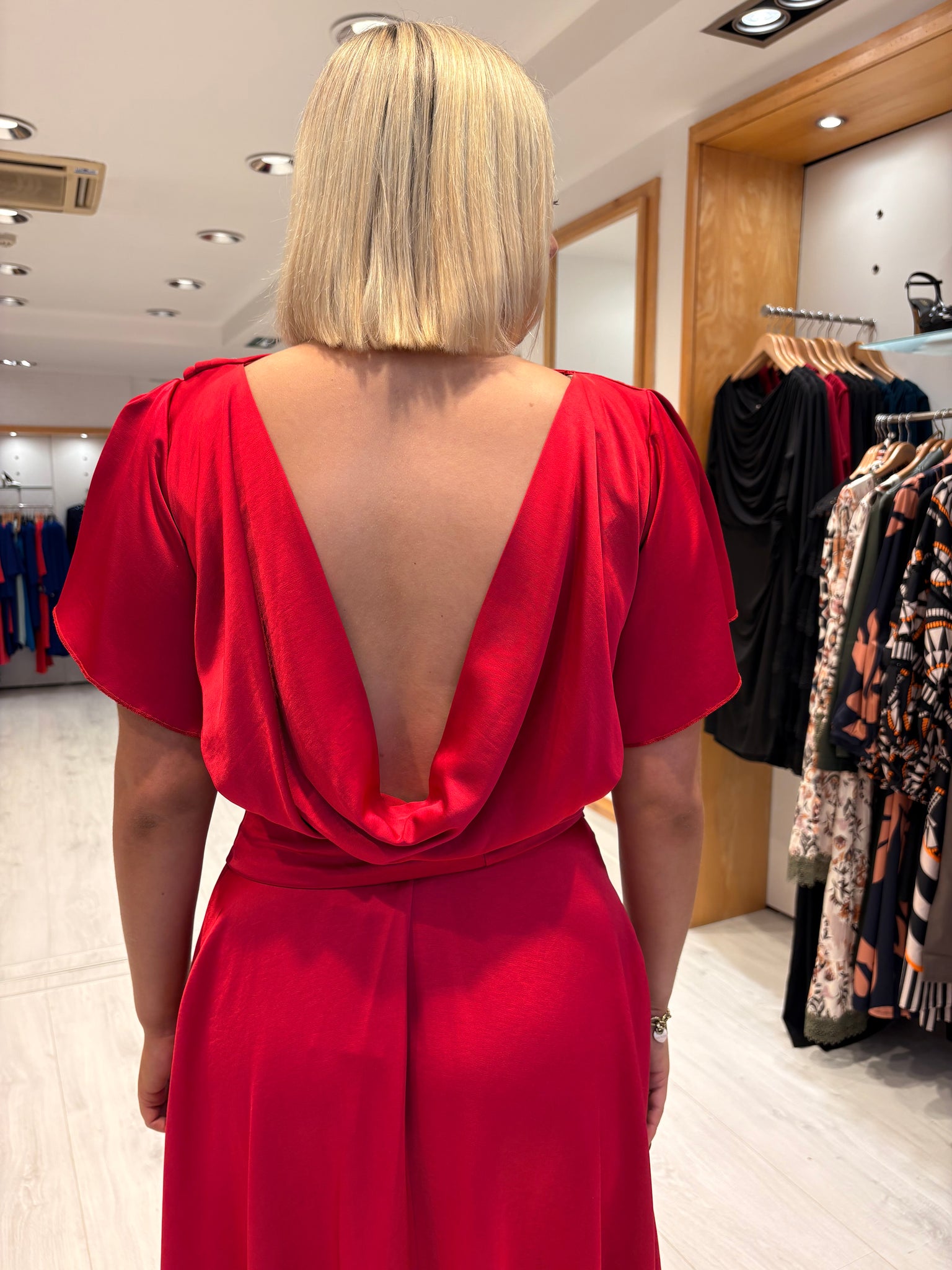 Kevan Jon Red Denever Dress