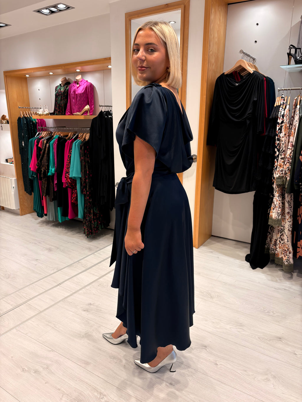 Kevan Jon Navy Denever Dress