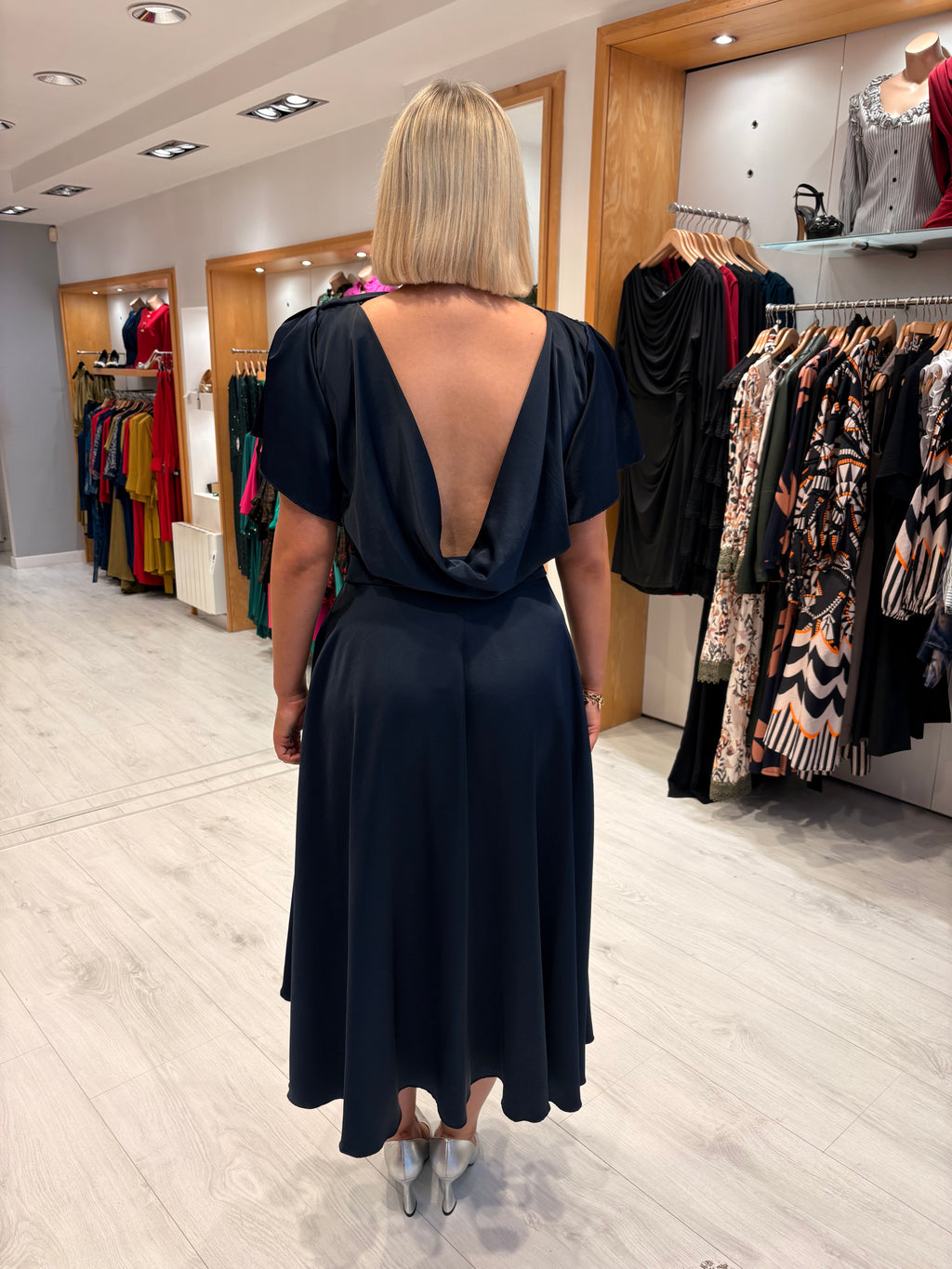Kevan Jon Navy Denever Dress