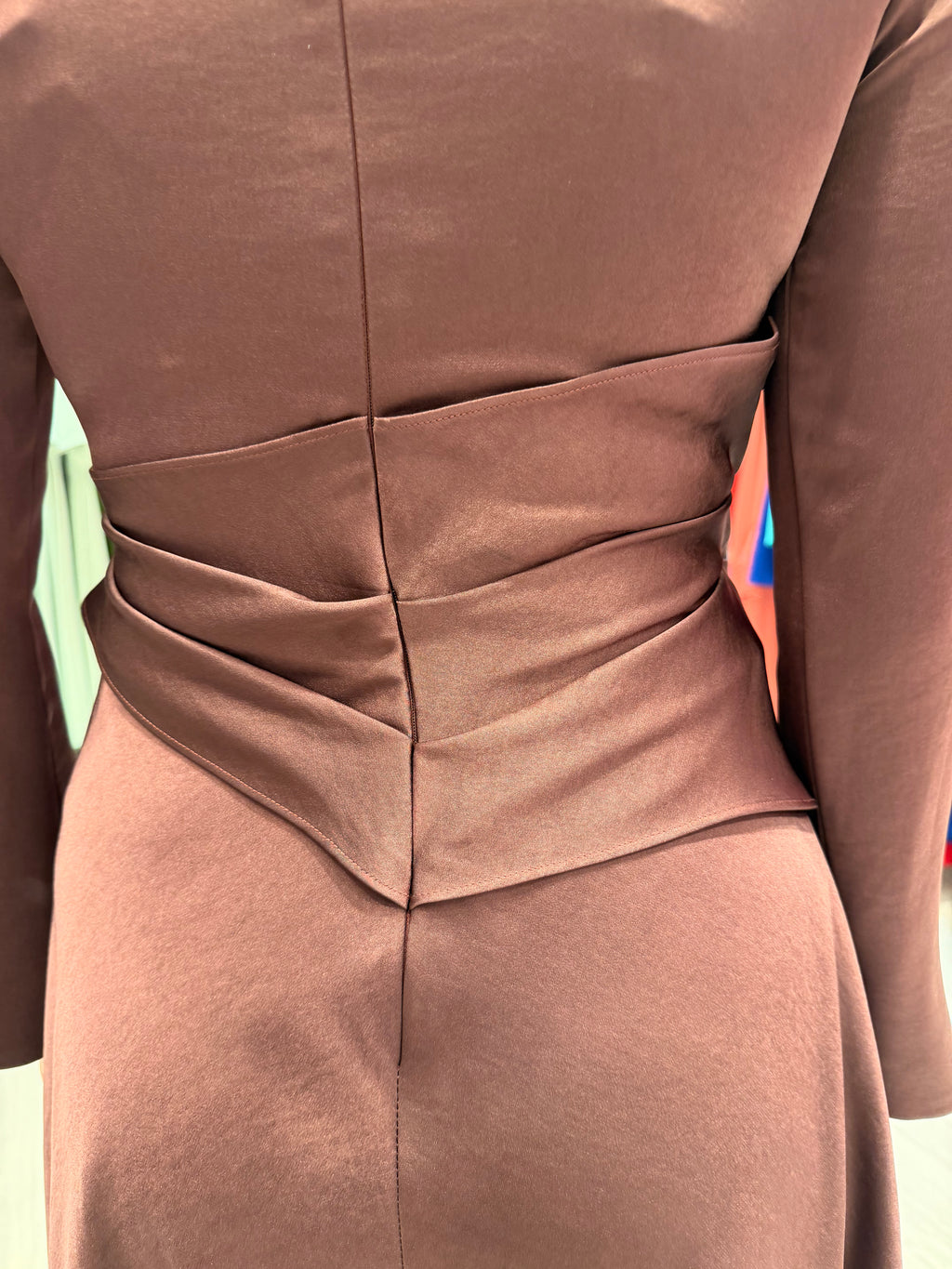 Carla Ruiz Aubergine Midi Dress