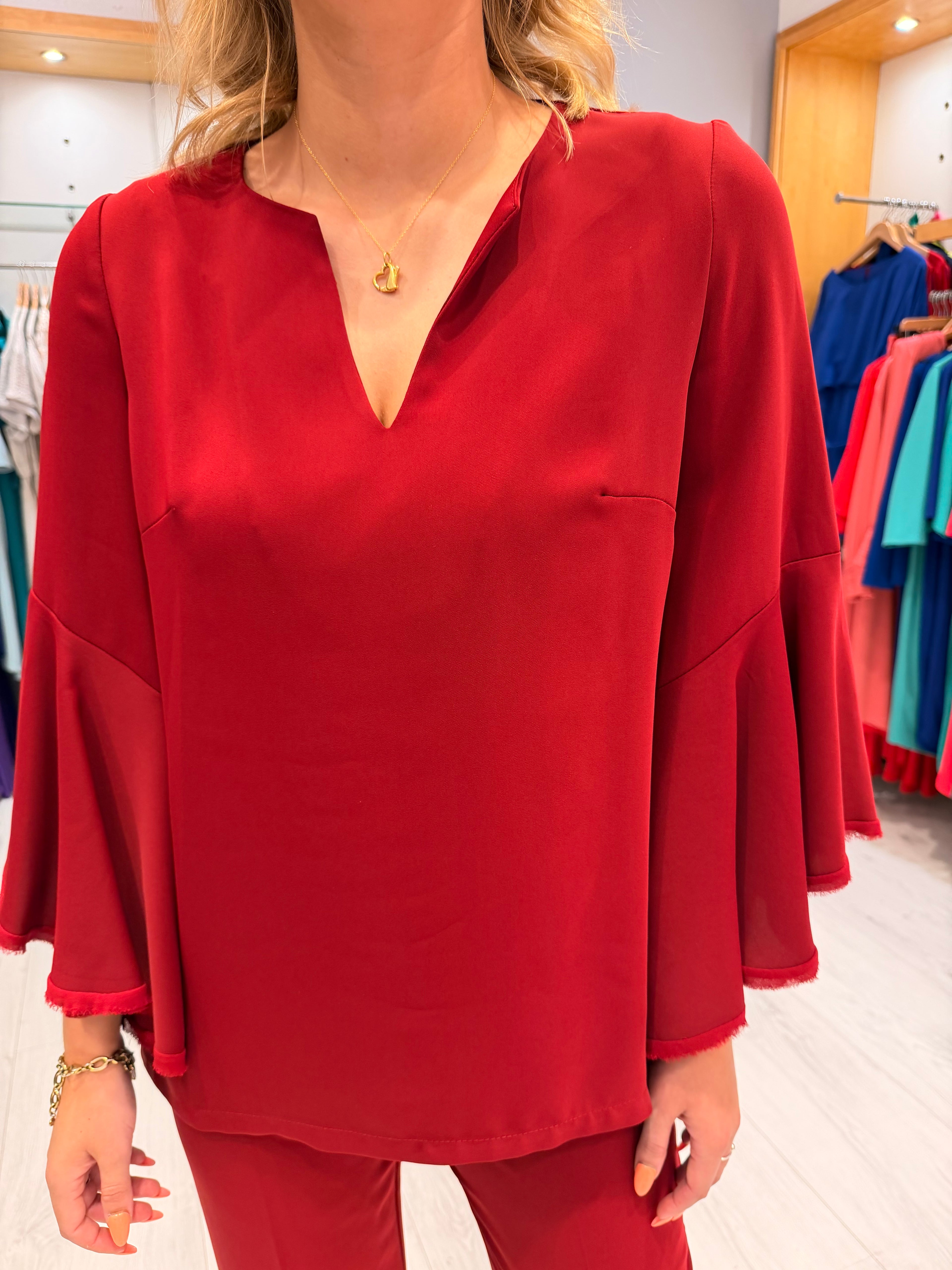 Carla Ruiz Burgundy Set