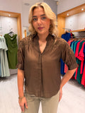Co'Couture Brown Top