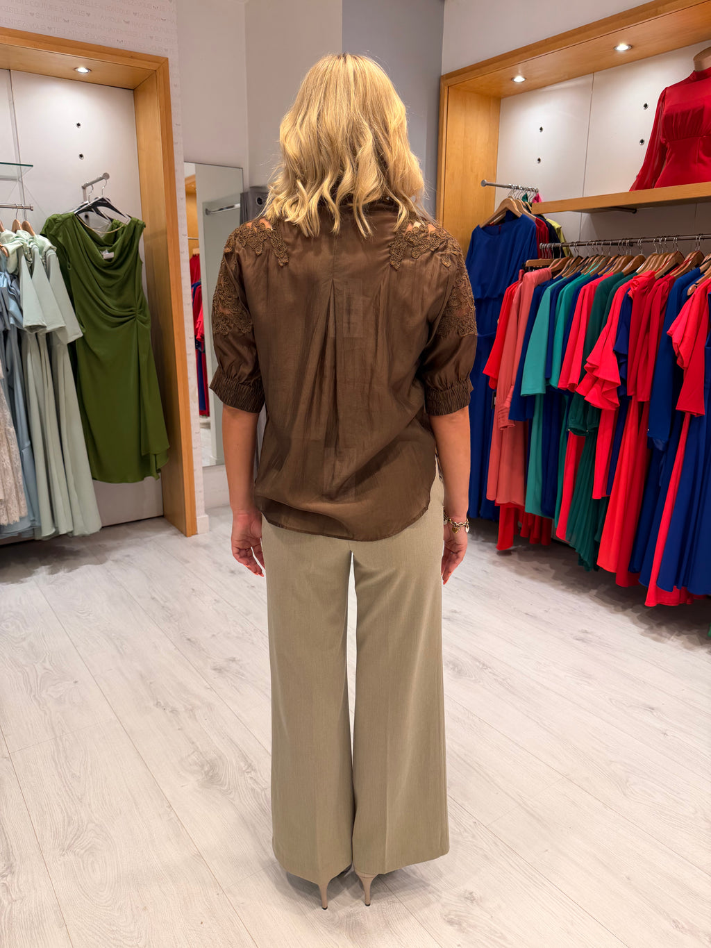 Co'Couture Brown Top
