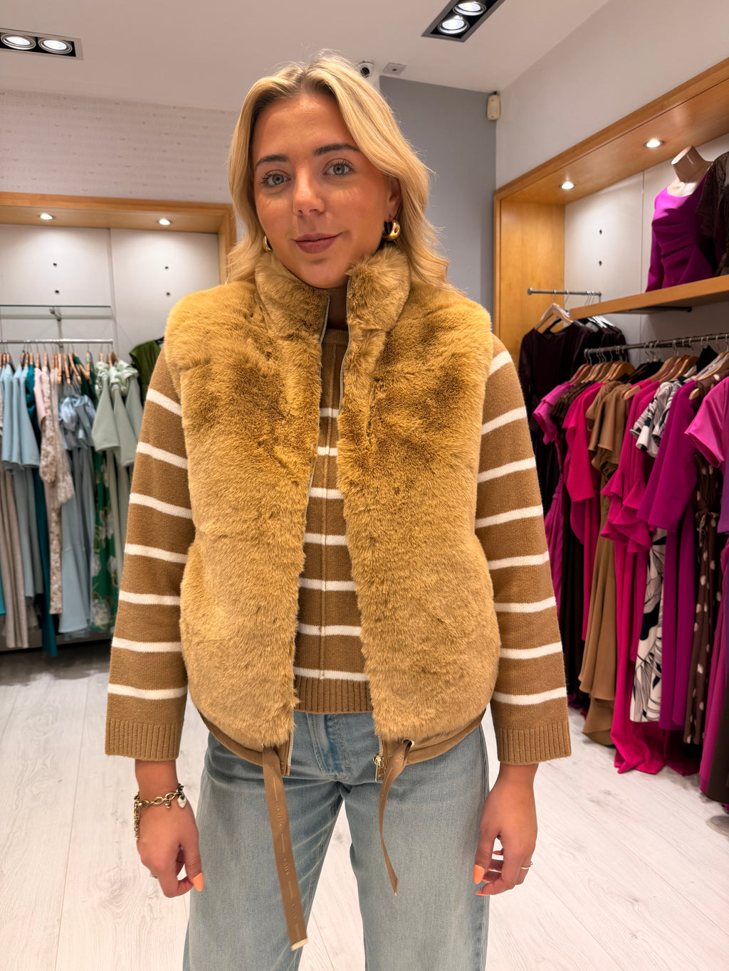 HV Polo Faux Fur Gilet