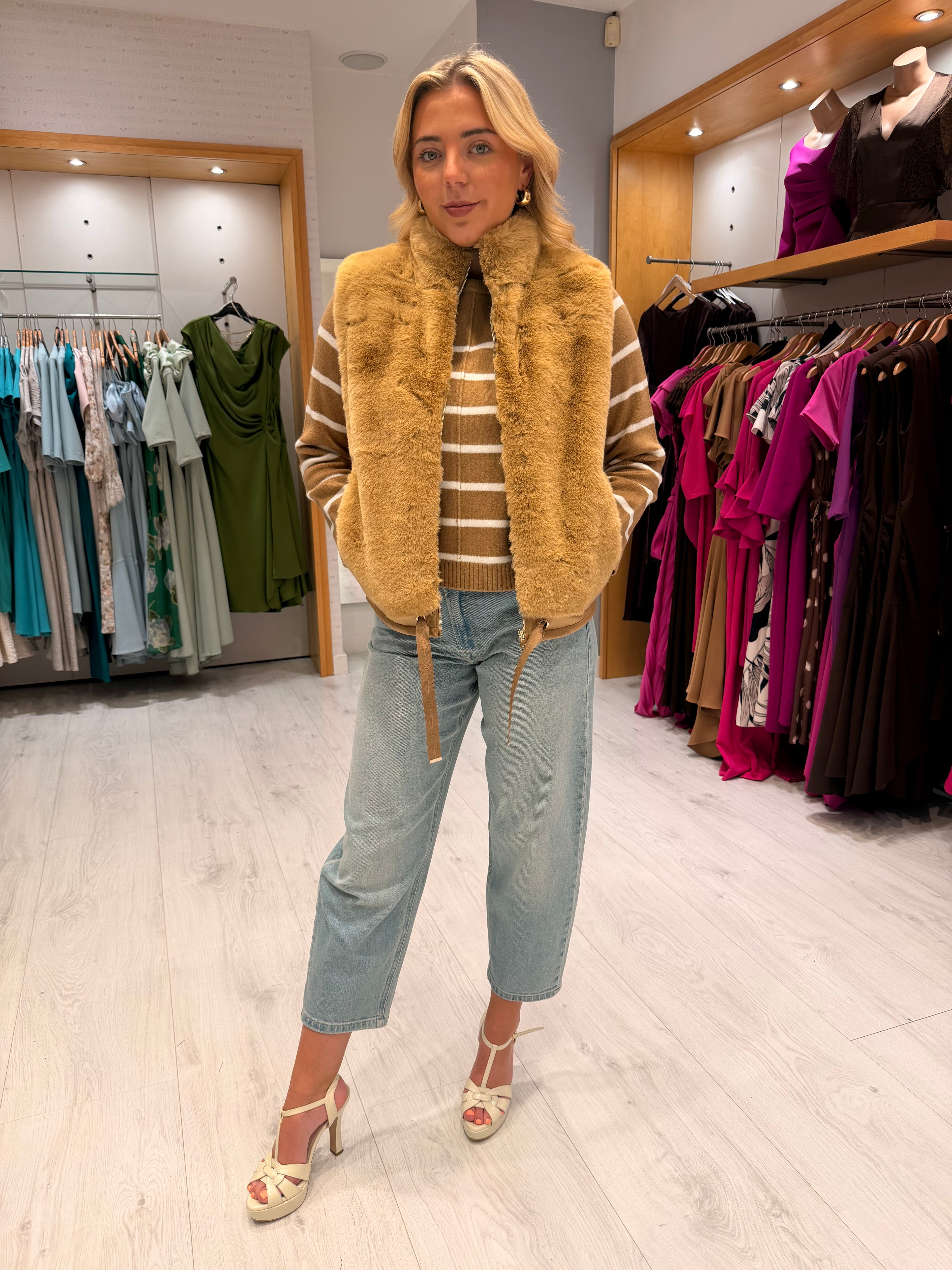 HV Polo Faux Fur Gilet