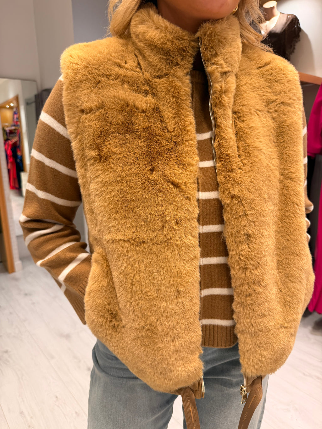 HV Polo Faux Fur Gilet