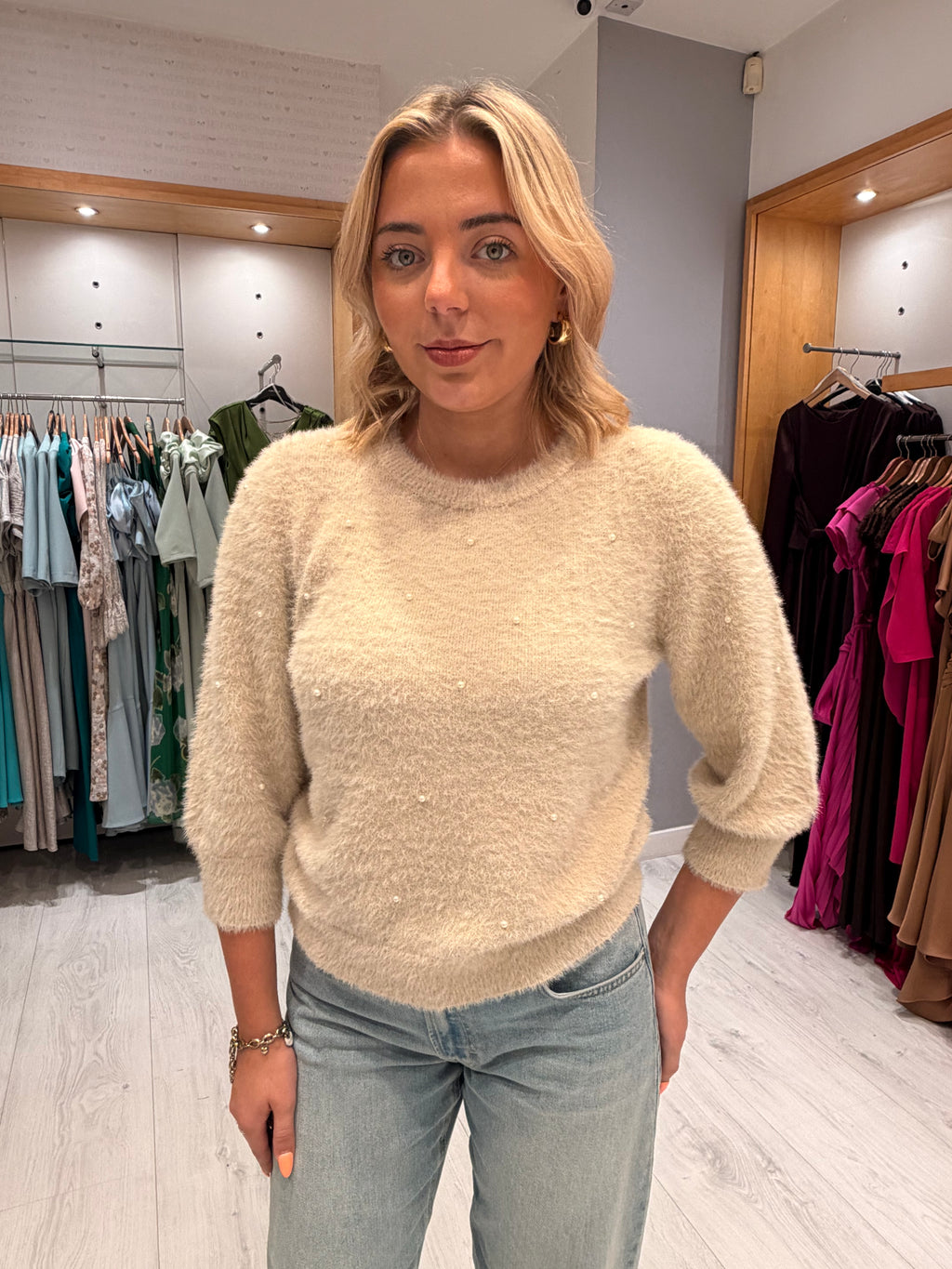 Smashed Lemon Pearl Knit