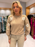 Smashed Lemon Embroidered Knit