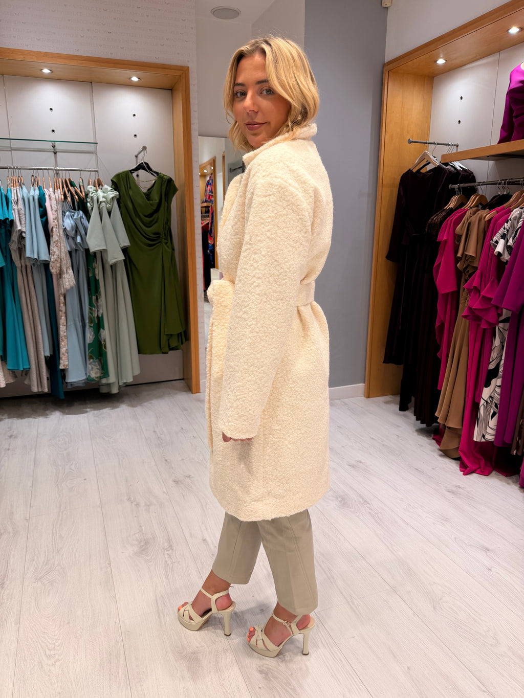 Smashed Lemon Teddy Coat