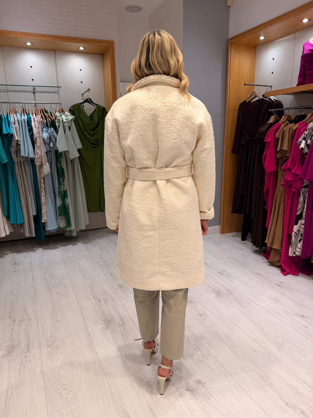 Smashed Lemon Teddy Coat