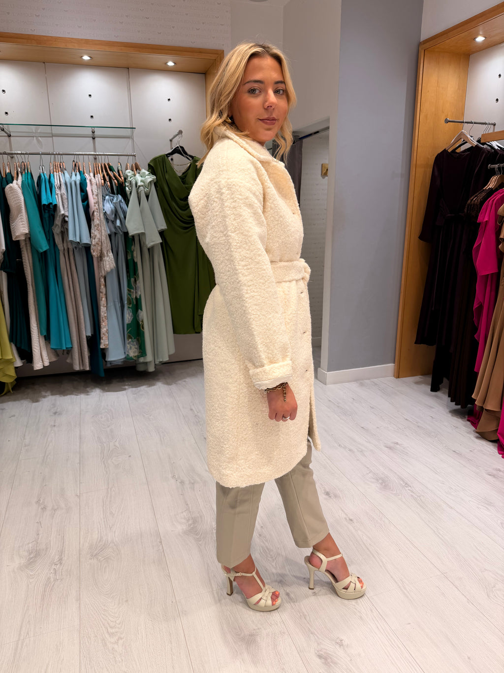 Smashed Lemon Teddy Coat