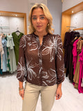 Smashed Lemon Brown Blouse