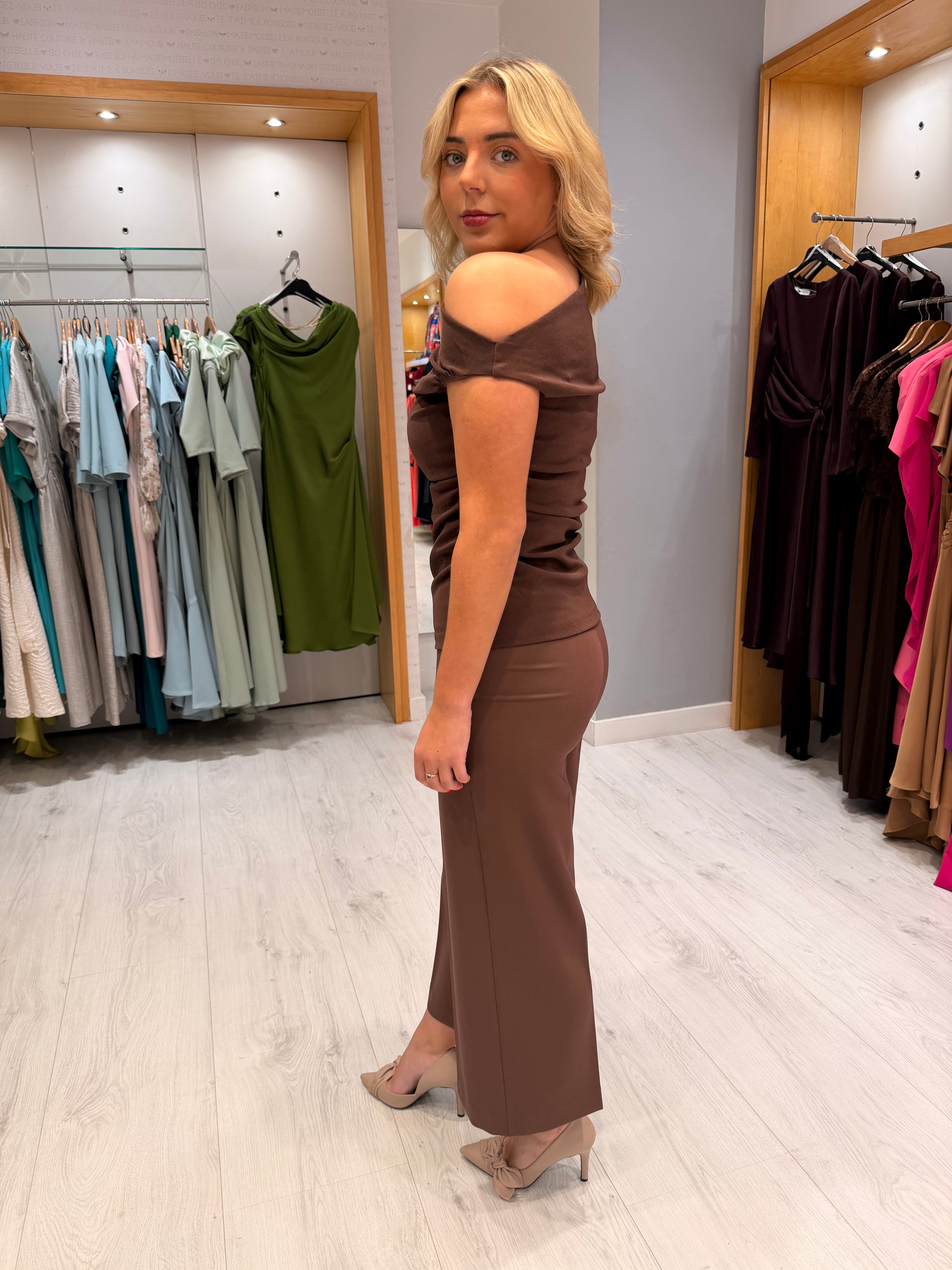 Soaked One Shoulder Ruched Top