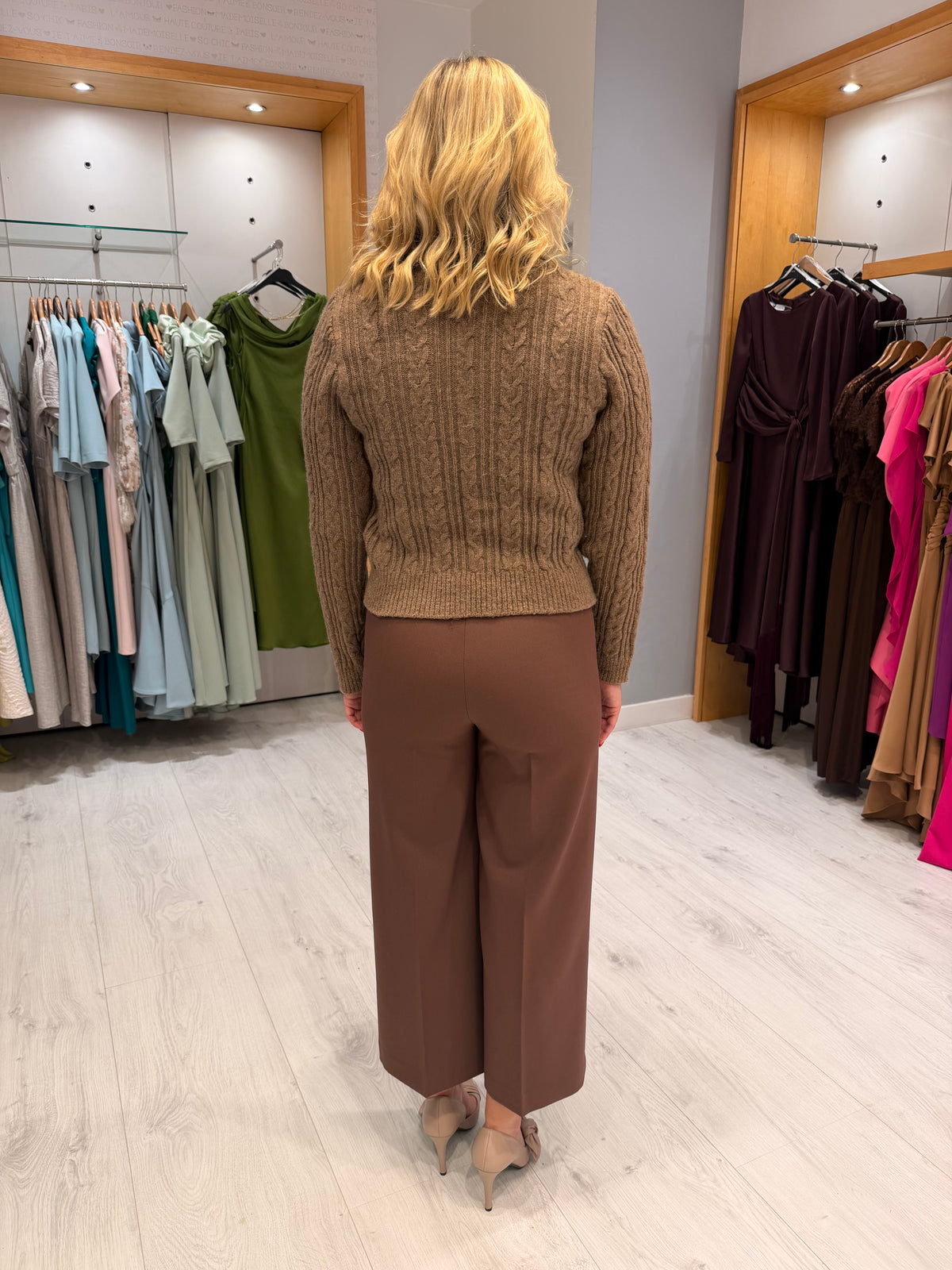St Tropez Cable Knit Cardigan