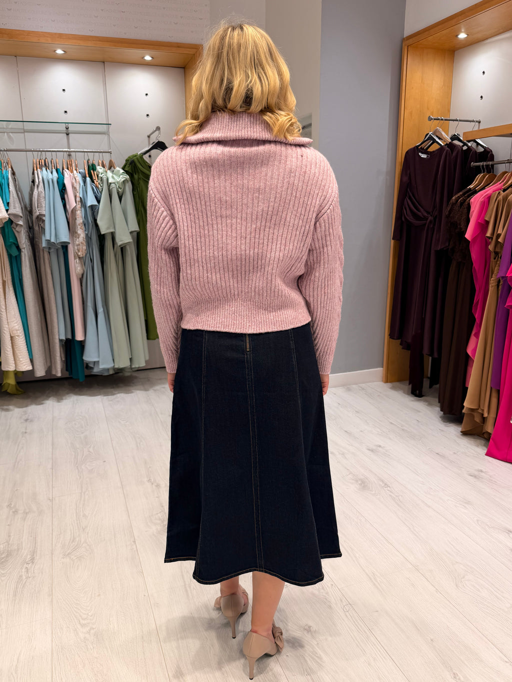 St Tropez Cable Knit Half-Zip