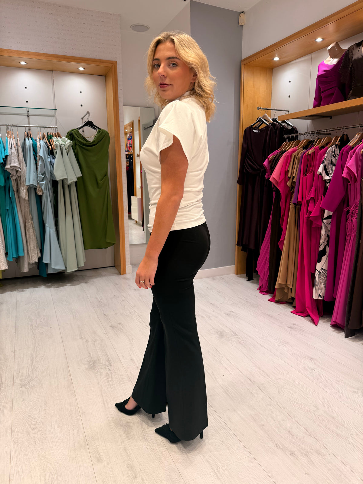 Soaked Corinne Black Straight Leg Pants