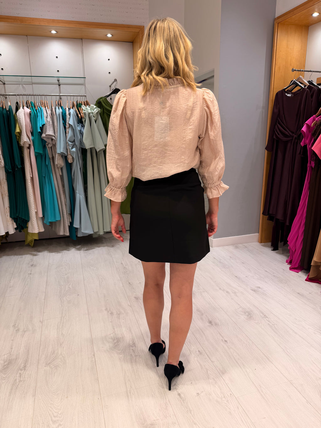 Soaked Black Mini Skirt