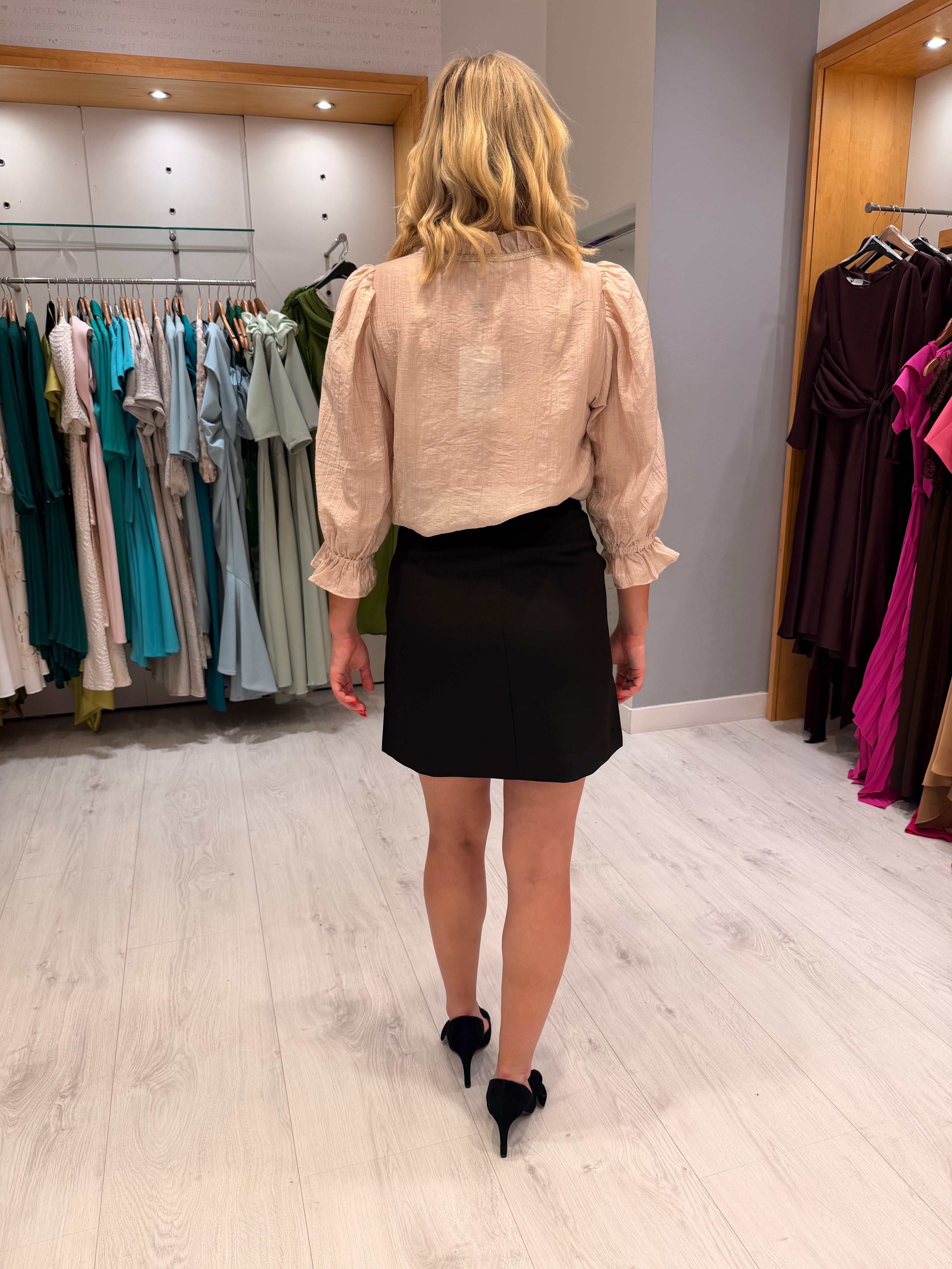 Soaked Black Mini Skirt