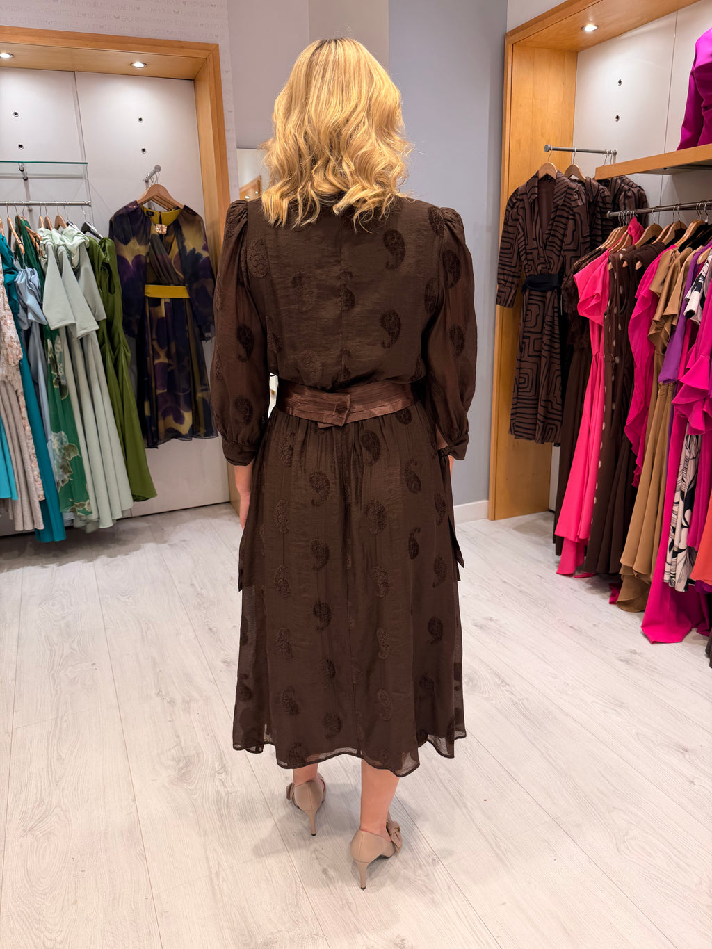 Rolemode Brown Midi Dress