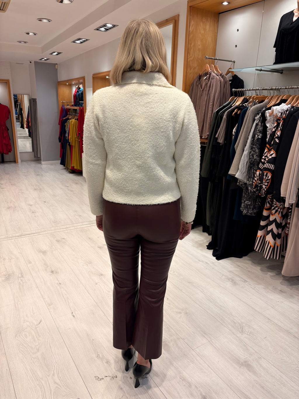 Soaked Cream Cardigan