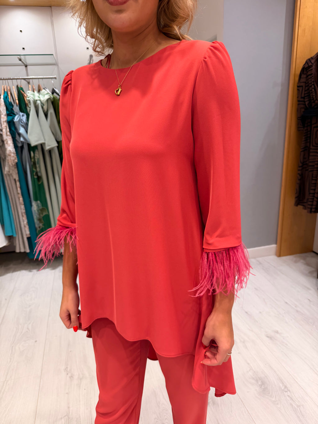 Rolemode Coral Feather Two Piece