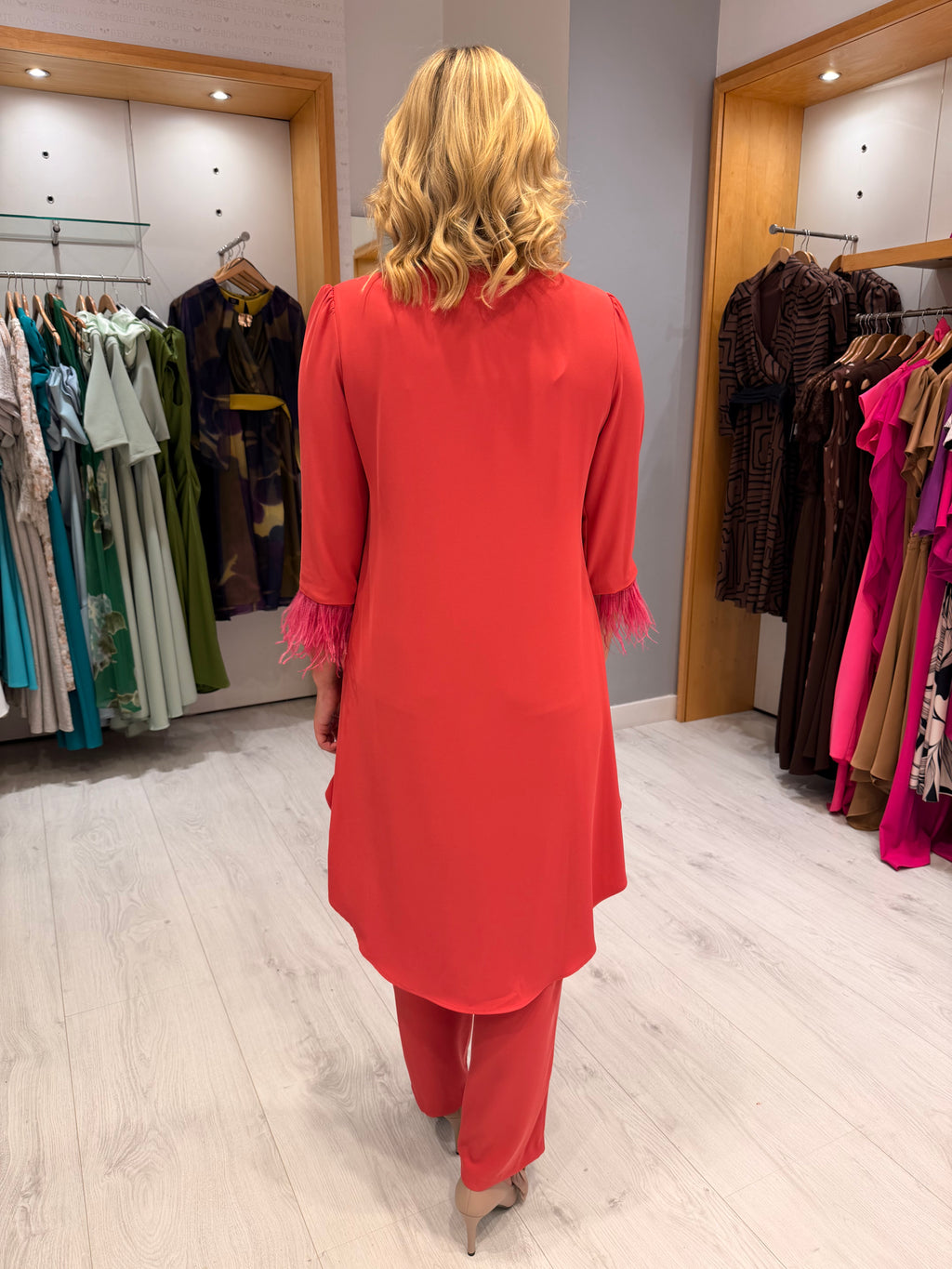 Rolemode Coral Feather Two Piece