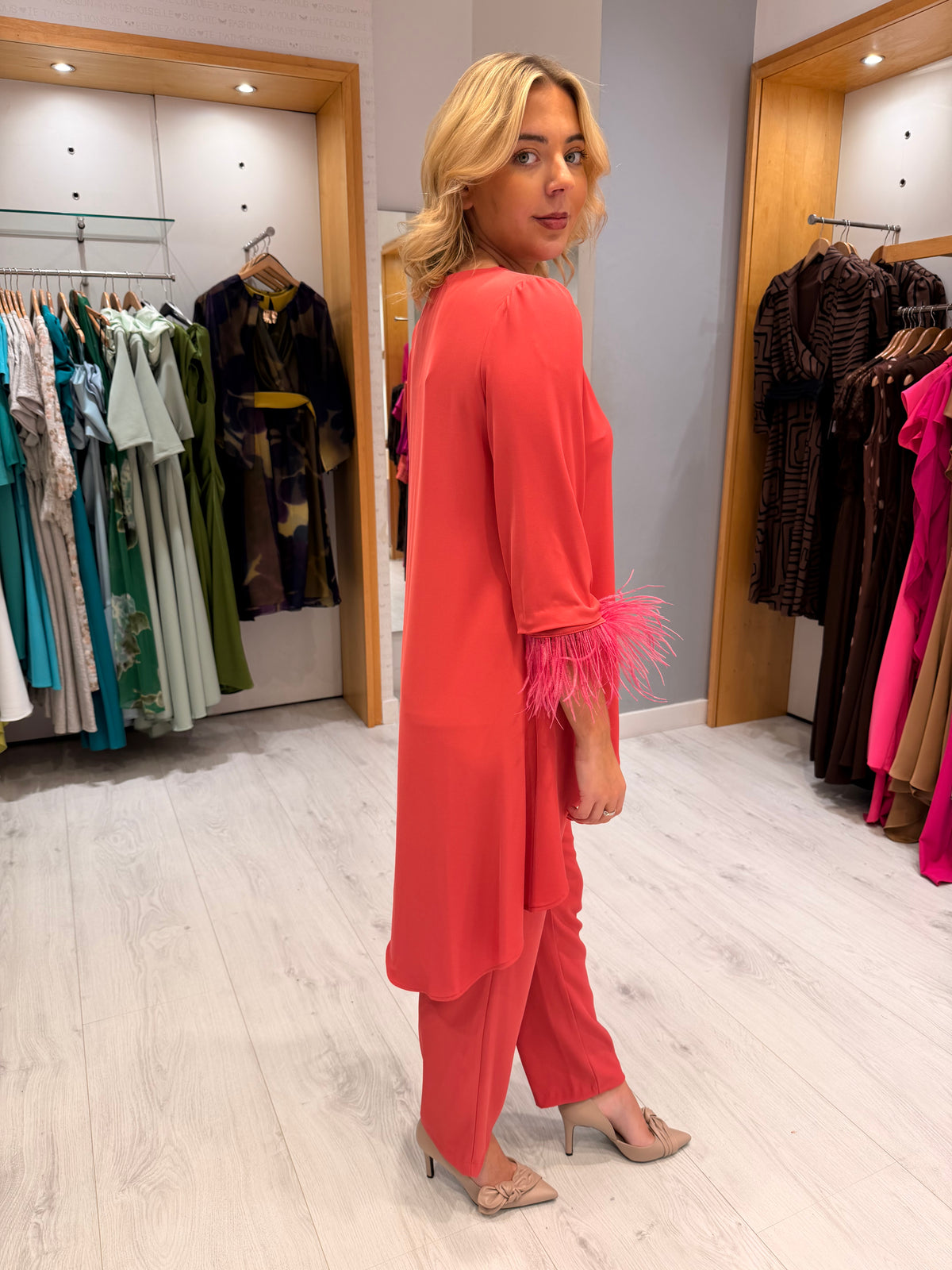 Rolemode Coral Feather Two Piece