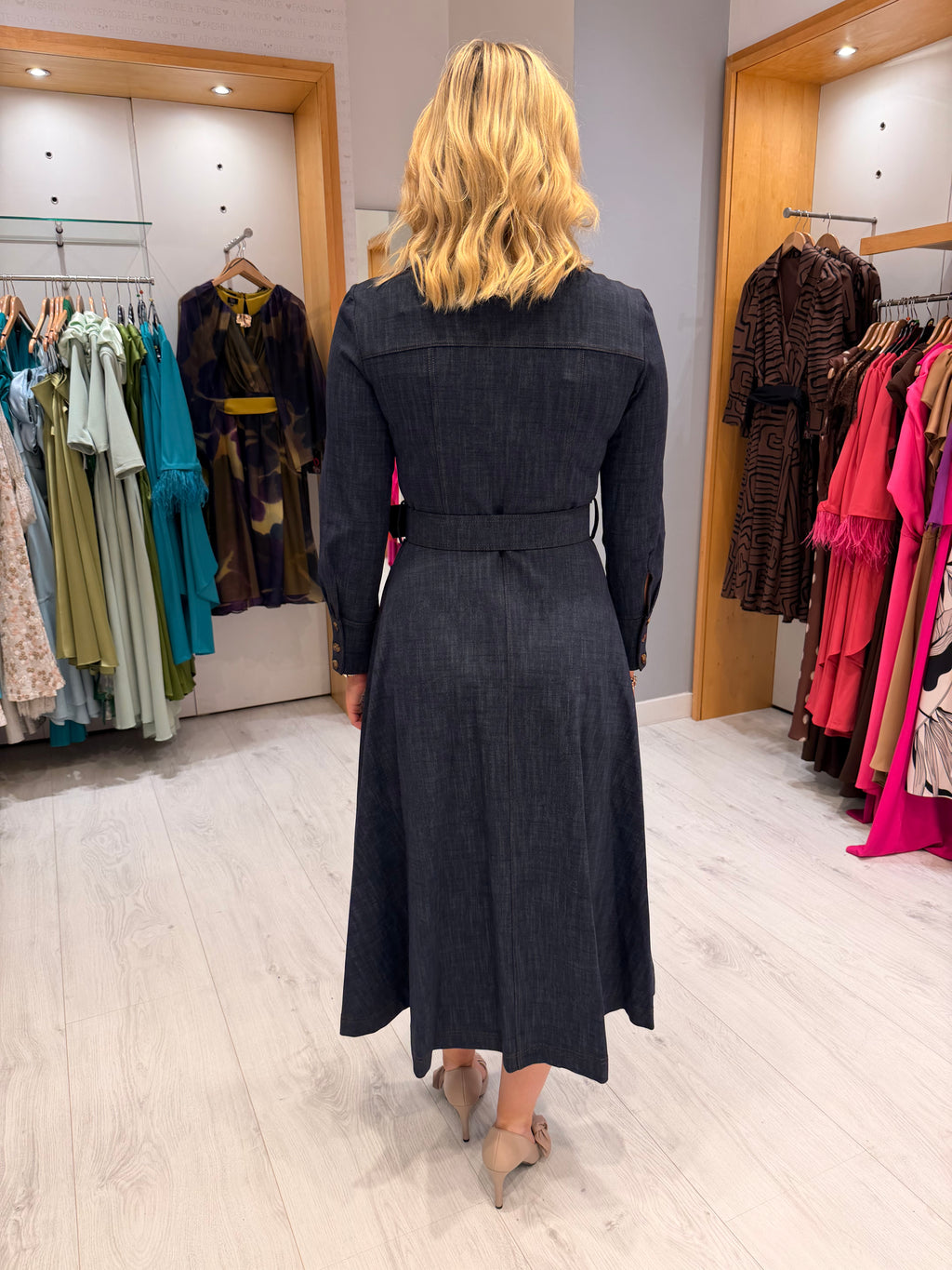 Arggido Denim Shirt Dress