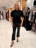Soaked Black Embellished Neckline Top