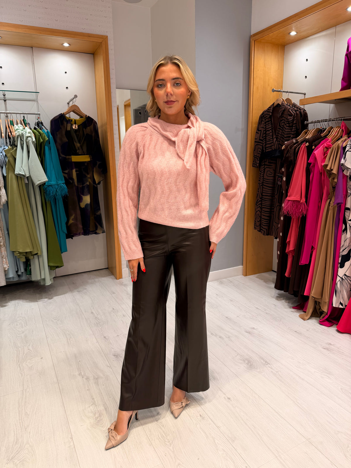 Soaked Tie Knit Jumper