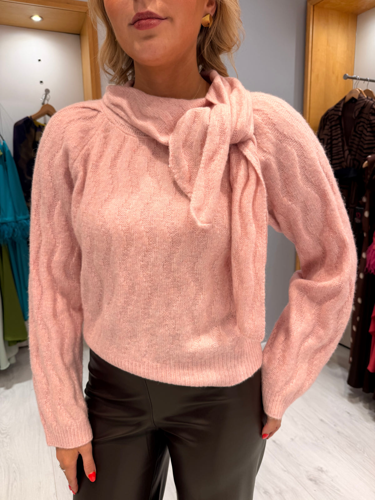 Soaked Tie Knit Jumper