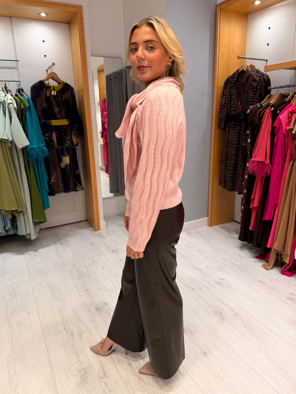 Soaked Tie Knit Jumper