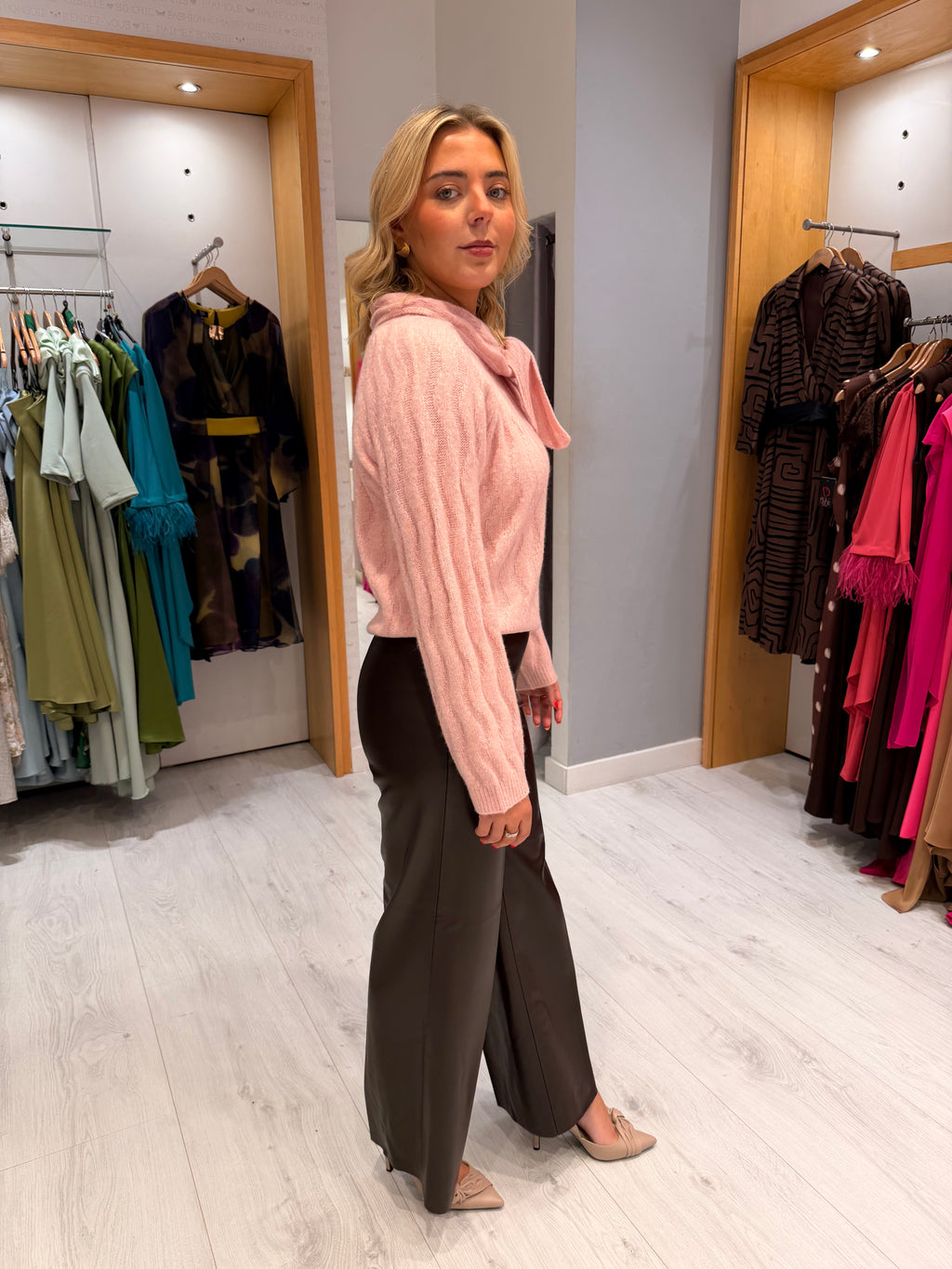 Soaked Tie Knit Jumper