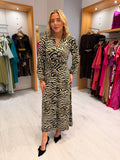 K Design Tiger Print Midi Dress