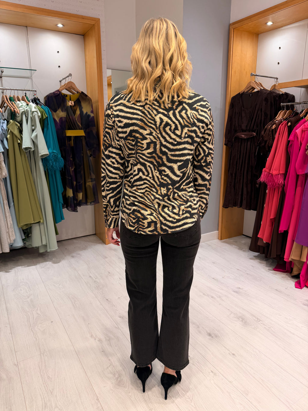 Zebra Print  Blouse