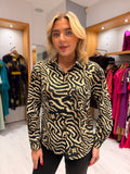 Zebra Print  Blouse