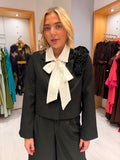 Kaffe Charcoal Cropped Blazer