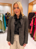 Kaffe Charcoal Check Blazer